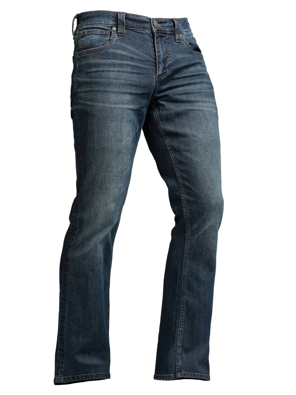 Howitzer Men's Bootcut Jeans in Dark Blue Denim